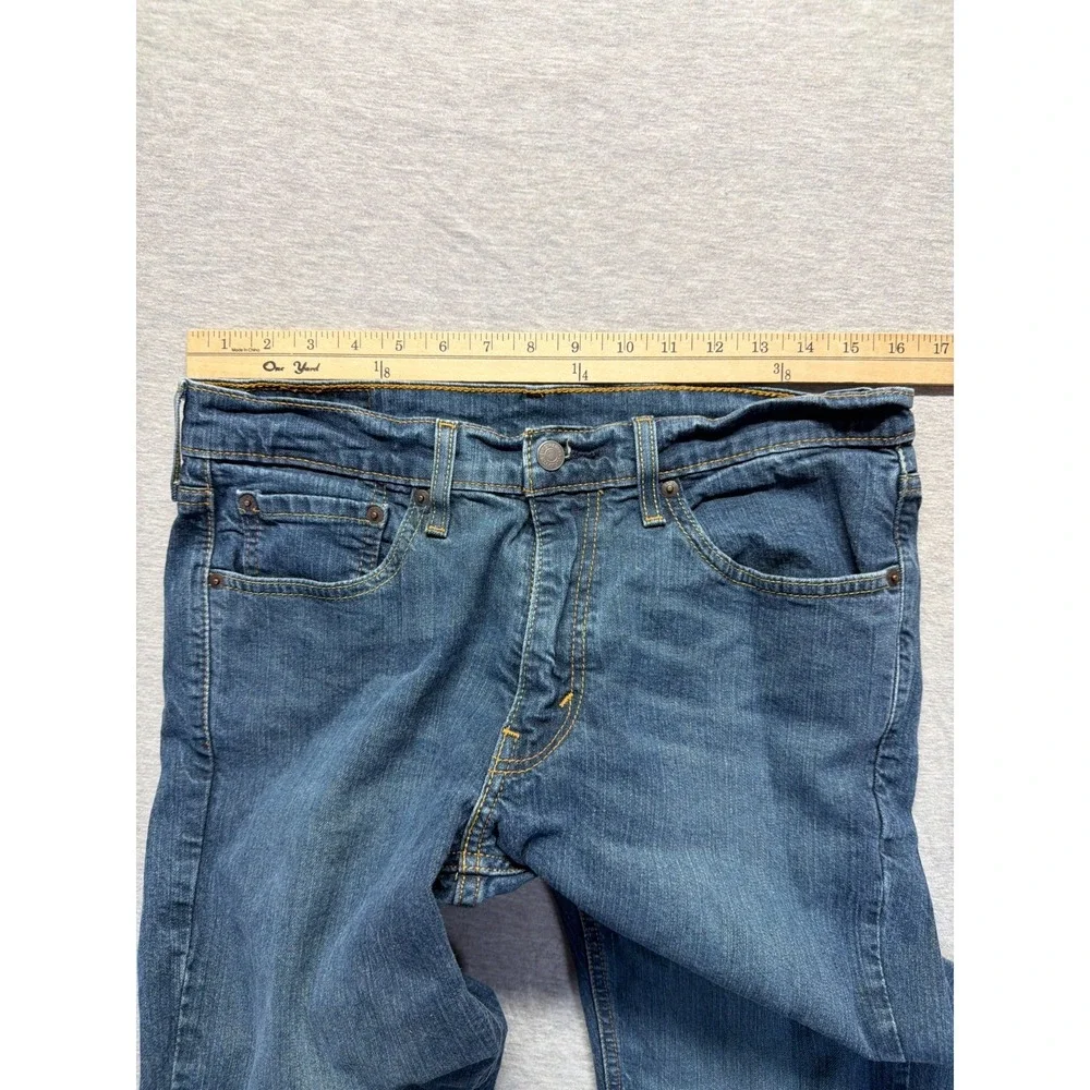 Levi's 541 Jeans Mens 32x32 Blue Denim Cotton Medium Wash Stretch Straight Leg